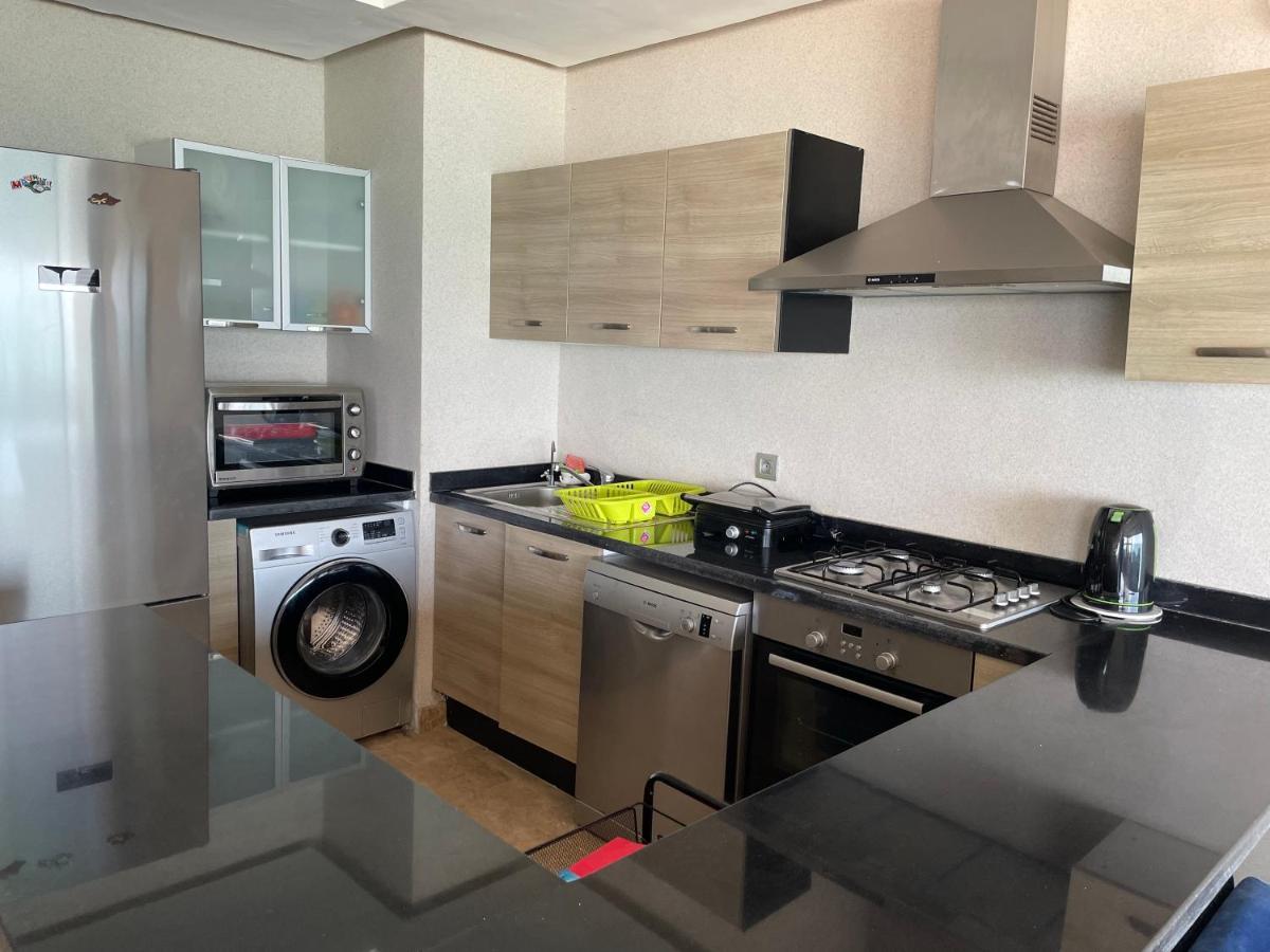 Appart De Luxe Front De Mer Prestigia Plage Des Nations Salé Dış mekan fotoğraf